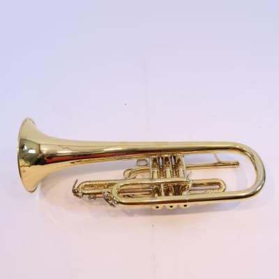 Bach Model 182 Stradivarius Professional Flugelhorn in Gold Plate