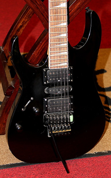 Ibanez RG370DXL Black Left Handed Electric Guitar