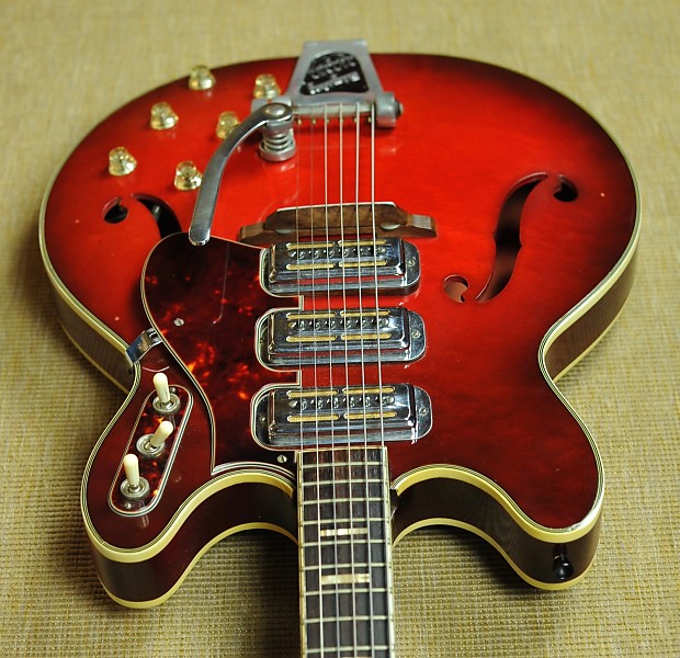 Harmony H78 Hollowbody 1966 Redburst