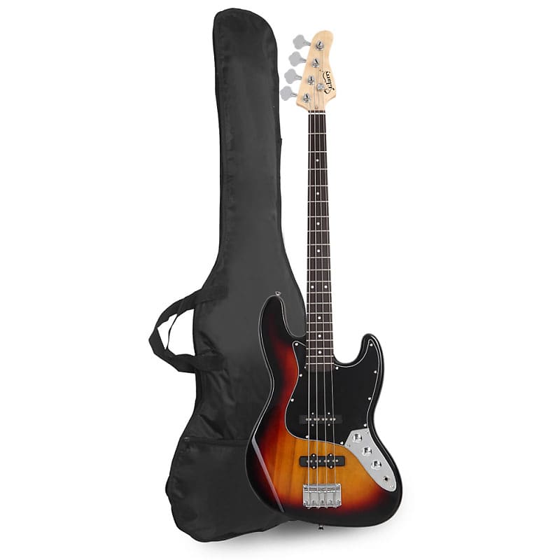 Sunset Glarry GJazz Electric Bass Guitar | Reverb