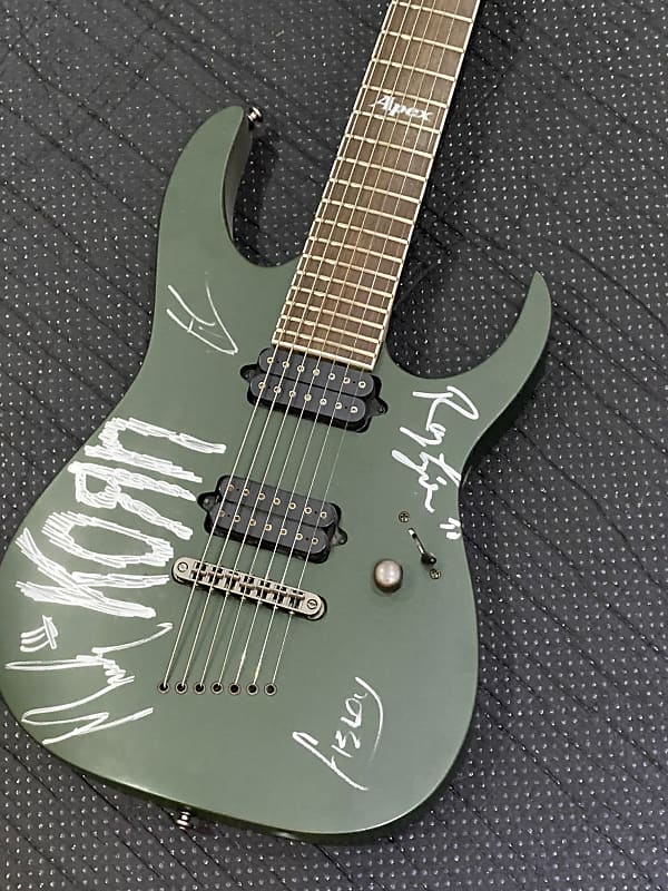 Ibanez Apex 2 2010 signed by Korn members Reverb