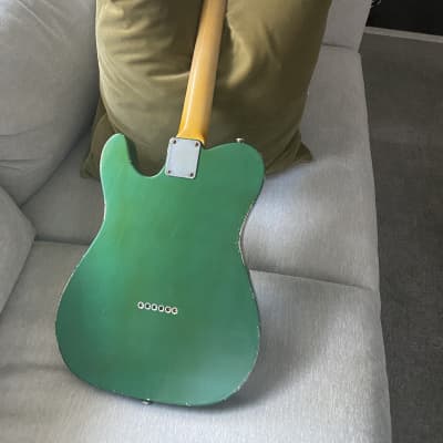 M. B. (Mike Bowes) Guitars ‘63 T Tele  Telecaster 2022 Sherwood Green Relic image 6