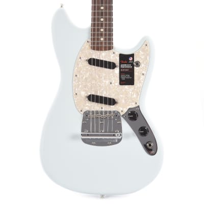 Fender American Performer Mustang Satin Sonic Blue image 1