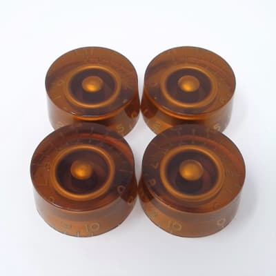 True Custom Shop® Amber NON Recessed Speed Knob Set for | Reverb