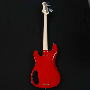 Lakland USA 44-64 P Bass Custom Transparent Red image 4