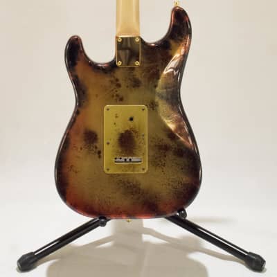 Peter Kellet Peter Kellett Custom Anodized Strat Style Guitar One of a Kind Anodized image 5