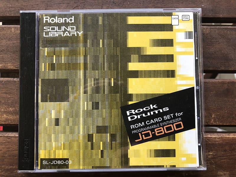 鍵盤楽器 Roland JD-800 Rock Drums SL-JD80-03 MATRIXSYNTH: Roland JD-800 w/ Original Box & 03 Rock Drums