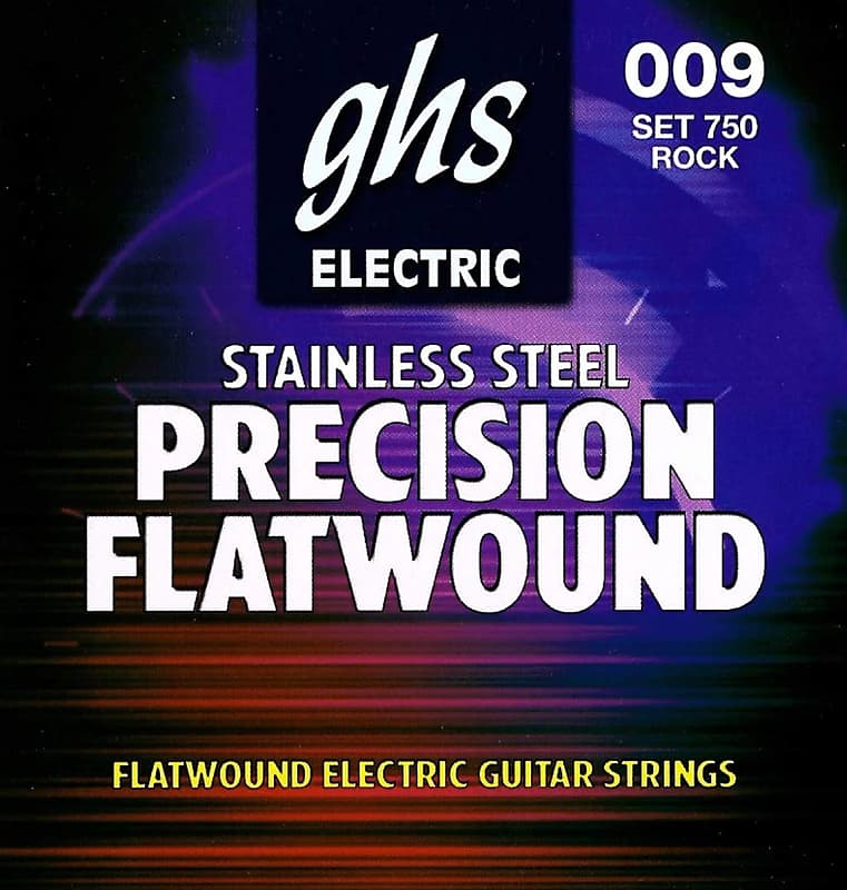 GHS PRECISION FLATS Flatwound String Set For Electric Guitar Reverb