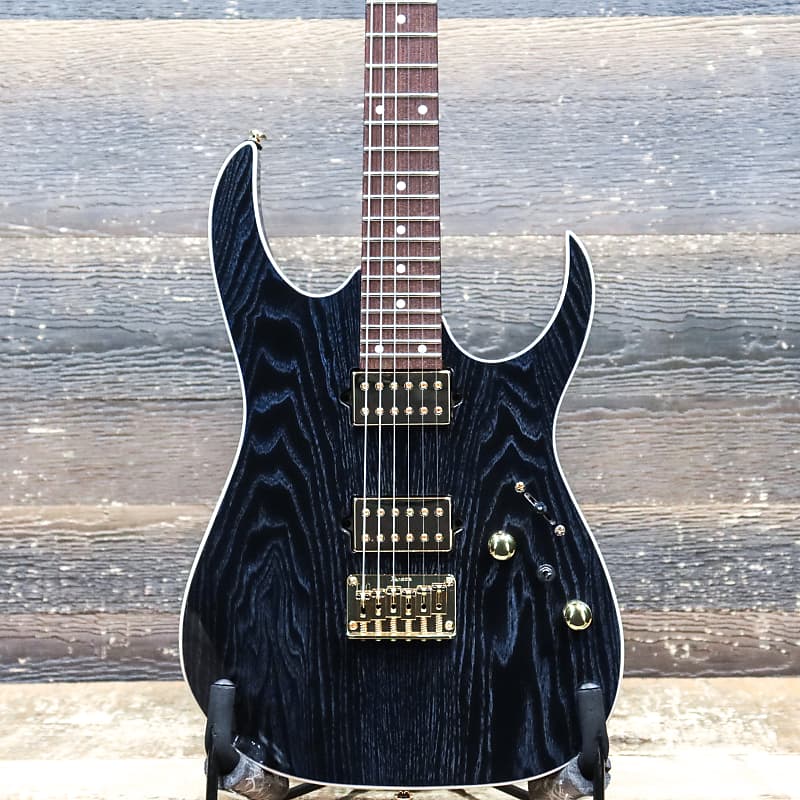 Ibanez rg421hpah deals blue wave black