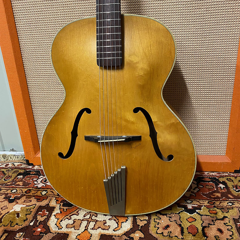 Vintage 1954 1950s Hofner Senator Blonde Natural Reverb Australia