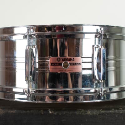 1980s Yamaha SD-755MA Steel Snare Drum | Reverb