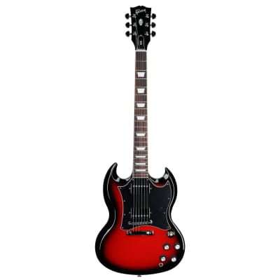 Gibson SG Standard Custom Color Electric Guitar, Cardinal Red Burst image 4