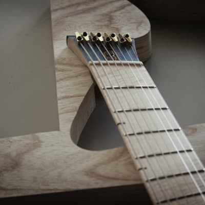 OD Guitars Minerva Multi Scale 8 Strings 2019 - Transparent Blue image 6