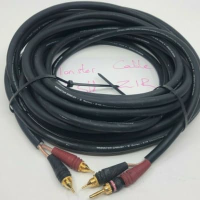 Monster Cable Z Series Z1R Reference cable. 35 feet Very Good Condition image 4