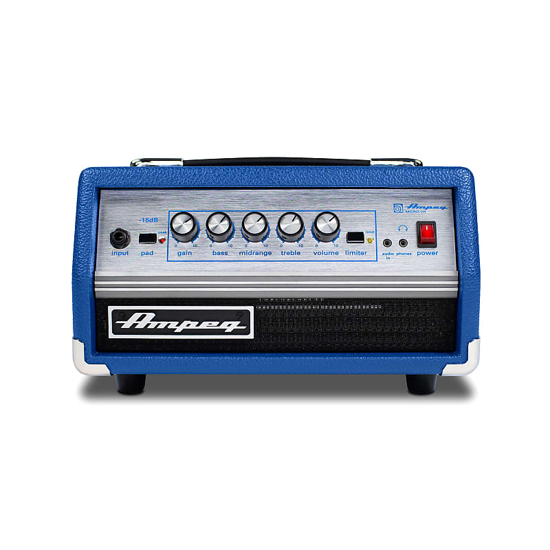 Ampeg Micro VR 200w Head Limited Edition Blue | Reverb