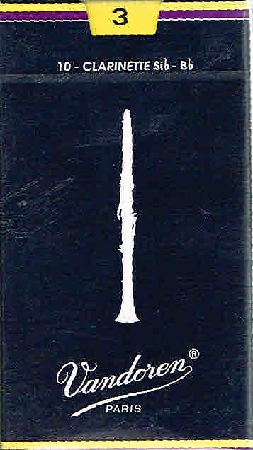 Vandoren Traditional Bb Clarinet Reeds Available Strengths 3 | Reverb