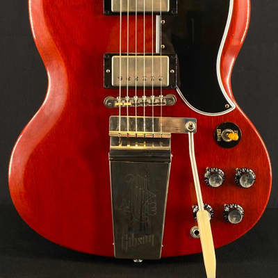 Preowned Gibson '61 Les Paul/SG Standard Reissue VOS LTD with Maestro in Canadian Cherry for sale