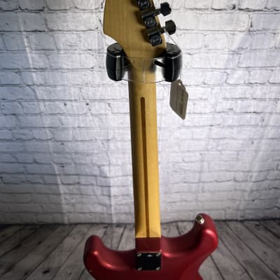 Fender Standard Stratocaster Satin with Maple Fretboard 2003 - 2006 - Candy Apple Red image 6