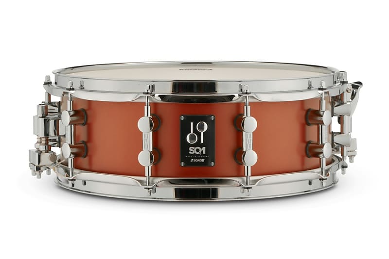 Sonor SQ1 Series 14"x5" Satin Copper Brown Birch Snare Drum | Worldwide Shipping | Authorized Dealer image 1