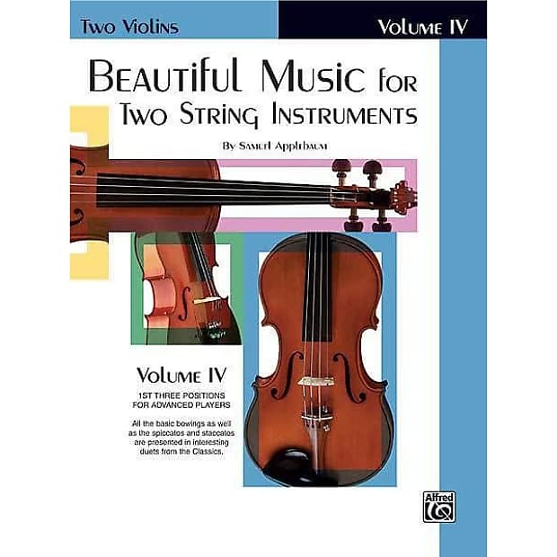 Beautiful Music For Two String Instruments, Two Violins, Book 4 image 1