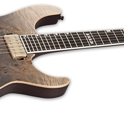 ESP E-II M-II NT Black Natural Fade Electric Guitar + Hard Case MII M II MIJ Stoptail - NEW image 3