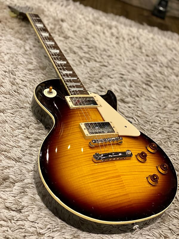ギター TOKAI LS128F BS Used Tokai Love Rock LS128F Flame Top Sunburst | Cream City