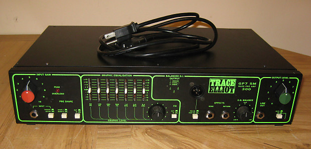 TRACE ELLIOT GP7 SM ベースアンプ　2001 Trace Elliot GP7 SM Bass Amplifier Head USED – Twin Town Guitars