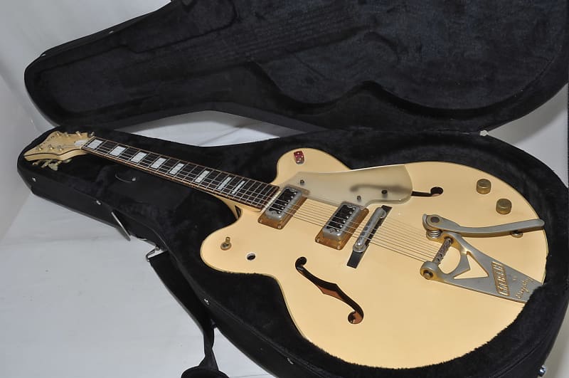 Greco White Falcon Type WF -140 Gretsch Vintage Electric Guitar Ref.No 5820  | Reverb Greece