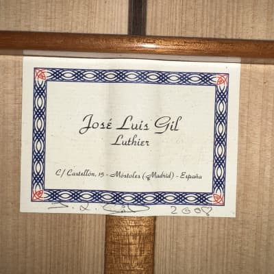 2008 Jose Luis Gil Concert Classical Spruce Cypress image 3