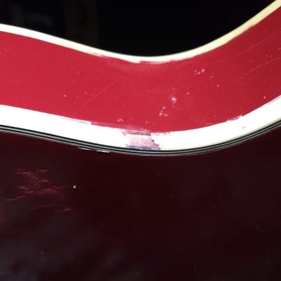 Bentley Red  Les Paul Bolt on Body 70s Japan Project Needs Work image 14