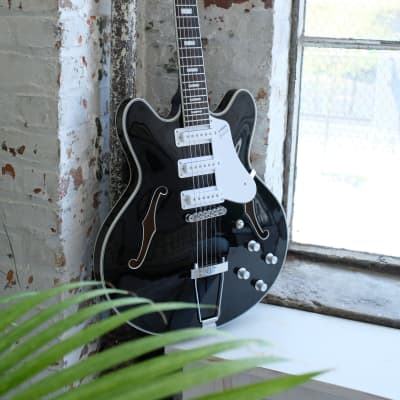 Vox Bobcat S66 Guitar  Black image 6