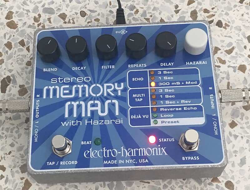 Electro-Harmonix Memory Man Stereo with Hazarai image 1