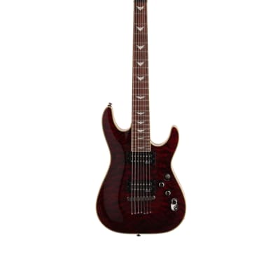 Schecter Omen Extreme 7 String Electric Guitar Black Cherry image 2