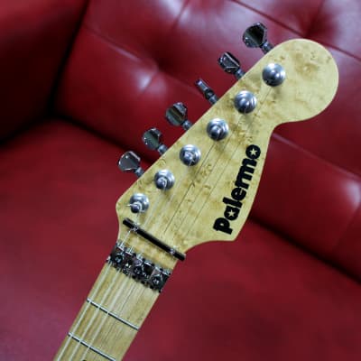 Palermo PG3 Custom Electric Guitar + EVH Frankenstein Pickup Tobacco Burst W/ Case NEW image 7
