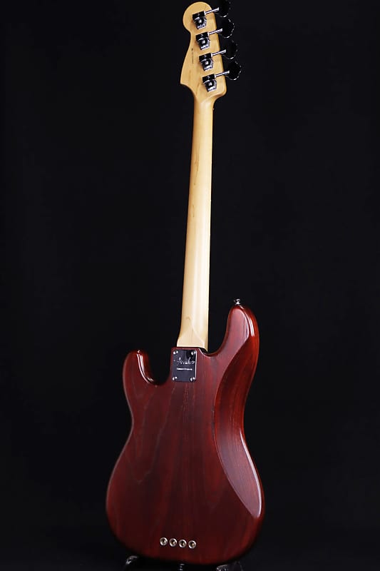 Fender USA American Standard Ash Stain Precision Bass Wine Red  (S/N:US12024894) (06/30)