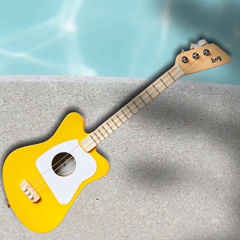 Loog Mini 3-String Guitars - Yellow image 1
