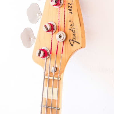Fender Japan '75 Reissue Jazz Bass JB75-90US Fiesta Red 1997