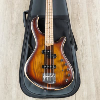 Mayones Patriot PJ 4 Bass, Dirty Sunburst, Maple Fretboard, Aguilar image 10