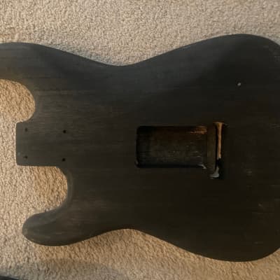 Guitar Fetish Strat style guitar body 2020's - Black image 2