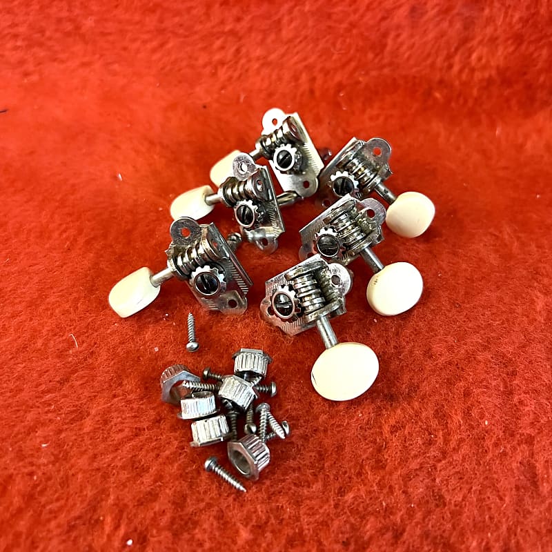 Waverly guitar tuners 1950’s Chrome original vintage USA Reverb UK