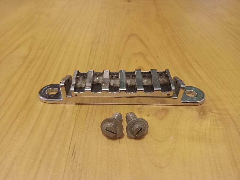 Vintage Early 1970's Hofner Guitar Bridge w/ Original Reverb