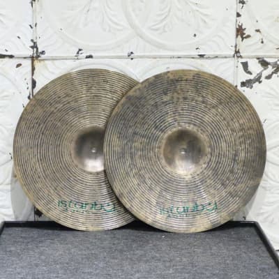 Istanbul Agop Signature Hi Hat Cymbals 15in (1004/1170g) image 2