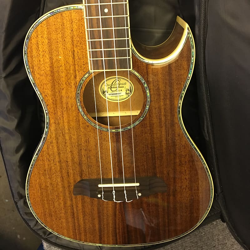 Oscar schmidt ou55ce baritone ukulele on sale