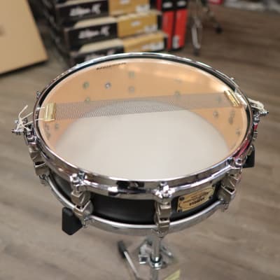 Used Yamaha 4x14" Maple Custom Snare Drum (Black) image 10