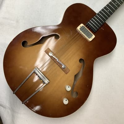 Kay Dynamic 1950s Spruce Archtop Professional Rebuild Handwound Silverfoil Beautiful And Easy Player image 5