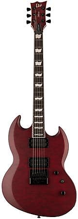ESP LTD Viper 1000 EverTune Electric Guitar See Thru Black Cherry image 1