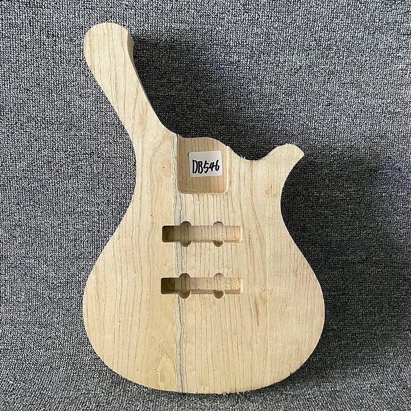 Unfinished Ash Wood 4 String Bass Body Reverb