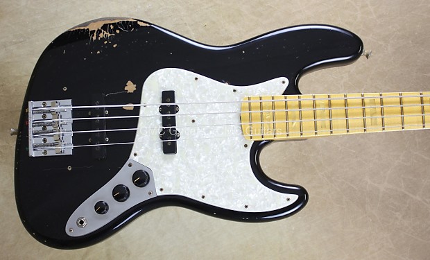 Fender Custom Shop Signature Geddy Lee Jazz Bass 2015 Black image 1