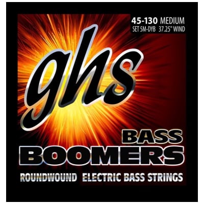 GHS Bass Boomer Electric Bass Strings 5-String 45-130 image 1