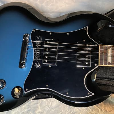 NEW ! 2024 Gibson SG Standard - Pelham Blue Burst - Original Gibson Leather Gig Bag - Authorized Dealer - Only 6.6 lbs - G04660 image 5